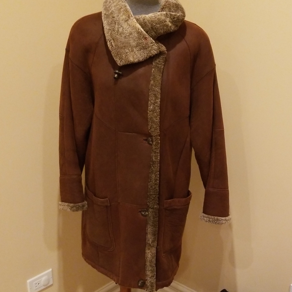 Christ shearling coat